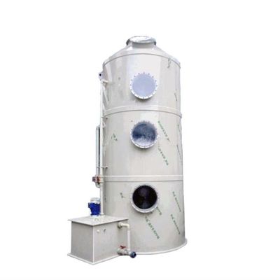 PP Material Spray Tower Wet Scrubber For Extraction Waste Gas Absorption Tower