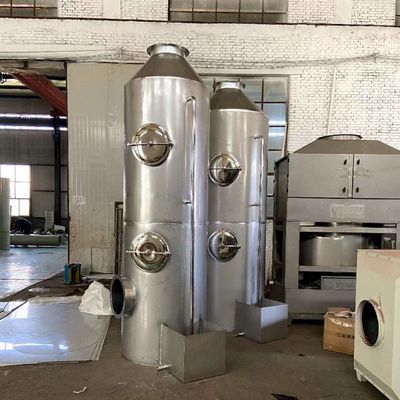 Spray Tower ze stali nierdzewnej Urządzenia do kontroli zanieczyszczenia powietrza dla producentów żywności i chemikaliów